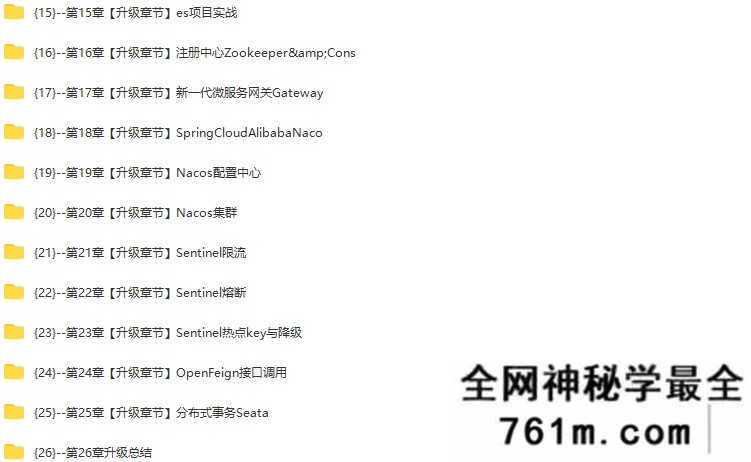 【JAVA】2022升级-Spring Cloud 进阶 Alibaba 微服务体系自媒体实战|26章完结无秘