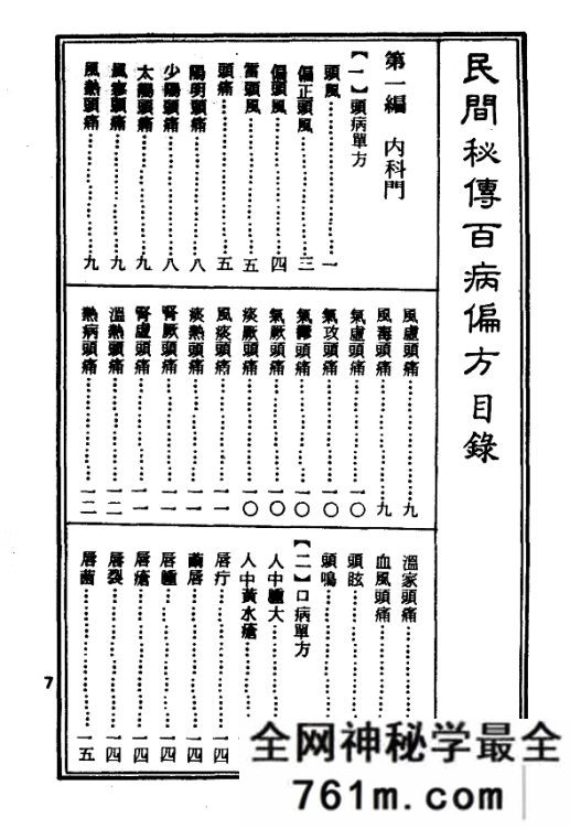 民间秘传百病偏方 张宇翔编