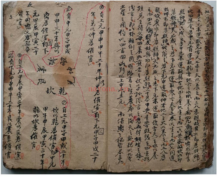 三元玄空阴阳二宅蒋公衣钵真传清抄本56筒子页PDF
