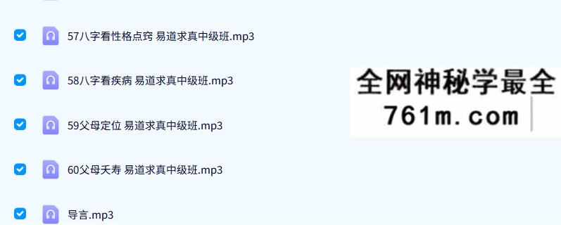 高德臣 格局论命 录音+课件