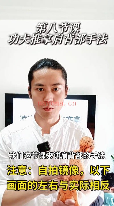 凌绝先生功夫推拿全套手法12讲视频 推拿教程