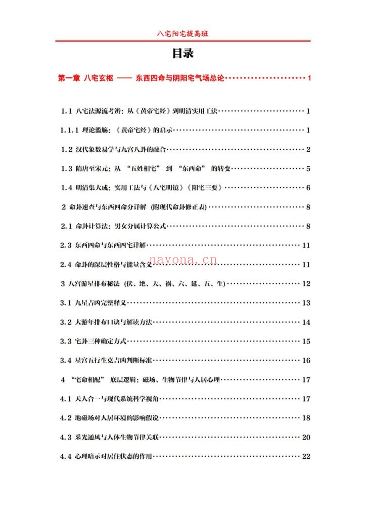 《阳宅提高班·八宅催丁贵》10