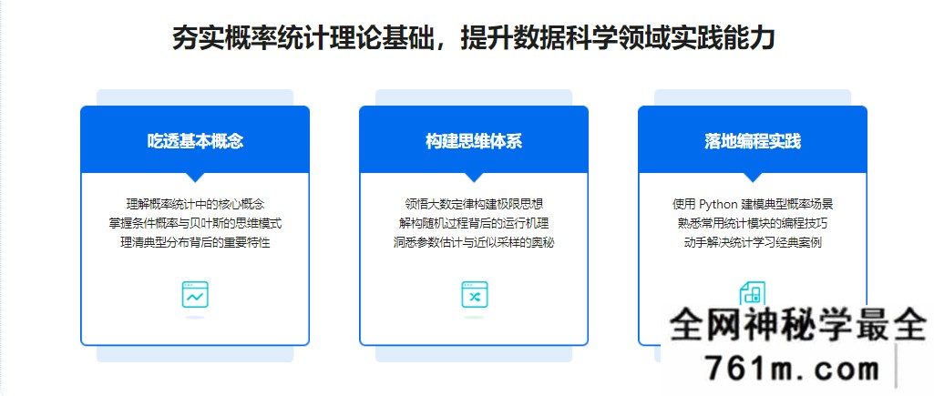 一课讲透机器学习概率统计,快速打造算法基础核心能力|完结无秘