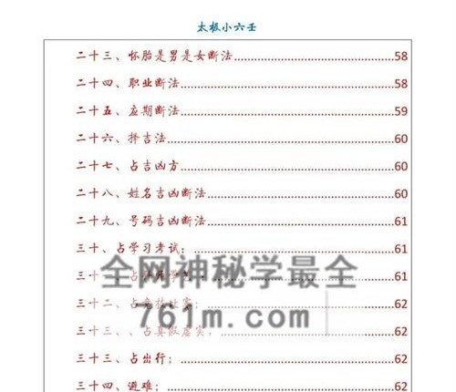 R065最新太极小六壬-PDF电子书67页
