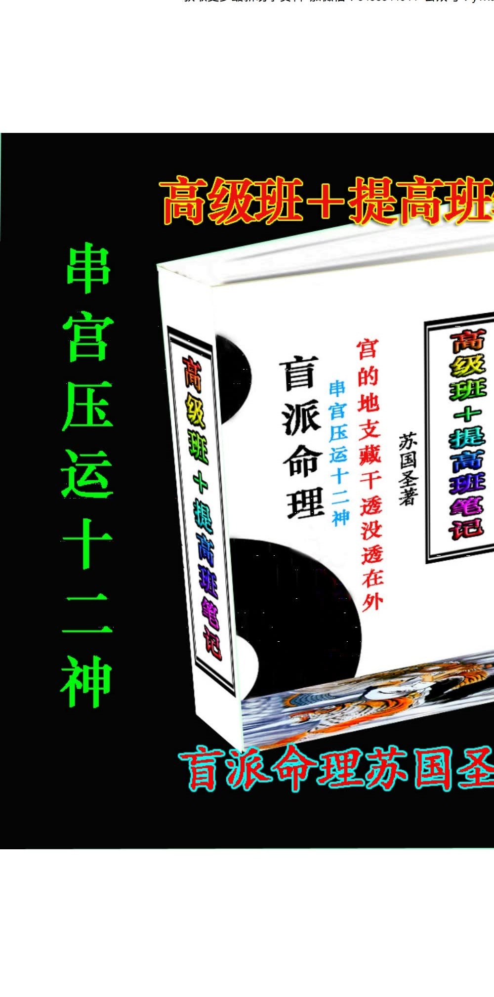 苏国圣-盲派宫压运《盲派命理2021年高级班＋提高班笔记》82页