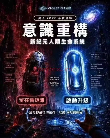 莫子2026意识重构九紫离火二十年变局音频+课件
