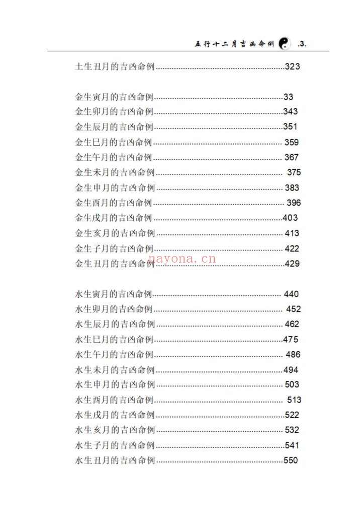 《盲派八字象法秘籍·五行十二月吉凶命例》上下册10