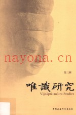 唯识研究  第3辑