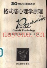 20世纪心理学通览格式塔心理学原理  上、下