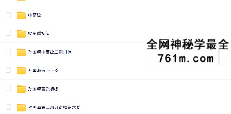 孙国海盲派命理16套合集