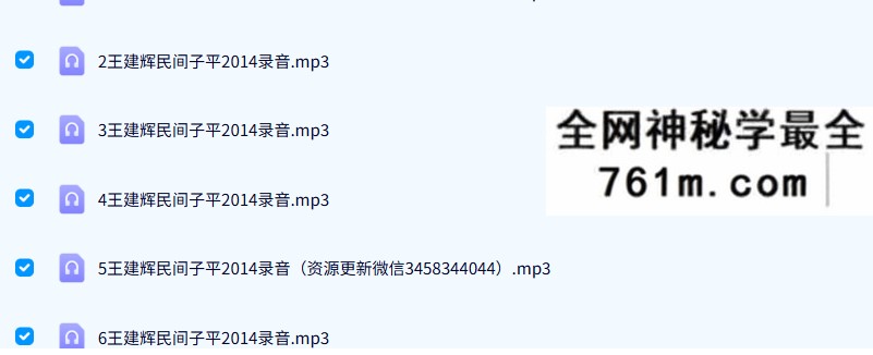 王建辉民间子平八字十神口诀 录音+文字