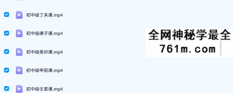 未土《盲派八字》初中高级28集