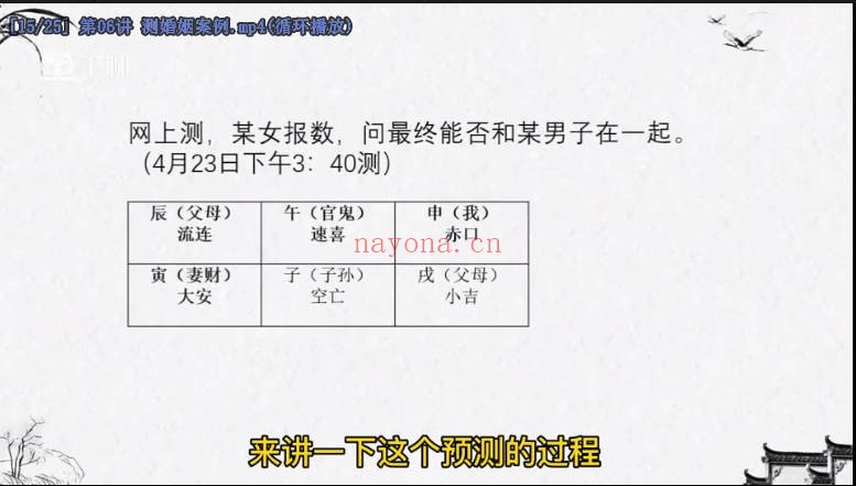 震午堂国学小六壬兴趣班进阶班25集视频 小六壬教程