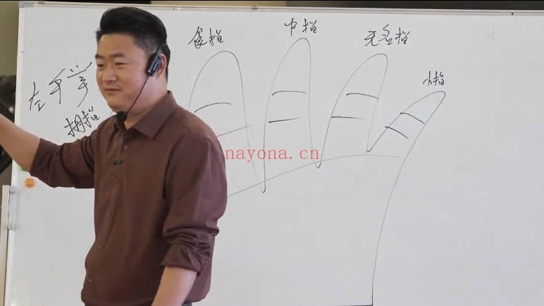 张仲行黄帝掌鉴线下课3集视频 手相教程