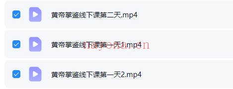 张仲行黄帝掌鉴线下课3集视频 手相教程
