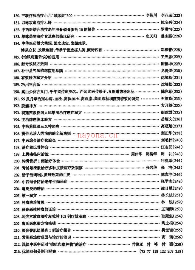 中医书临床绝招汇编12本PDF 中医临床