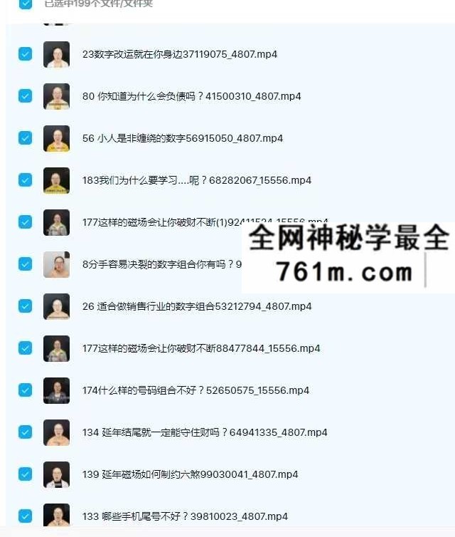 石红数字能量学实际案例分享视频199集