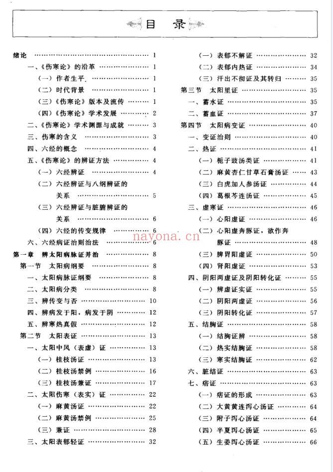 伤寒论笔记图解180页PDF 伤寒论教程