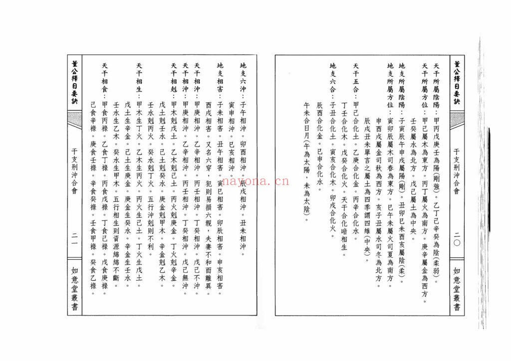 《董公择日要诀》9