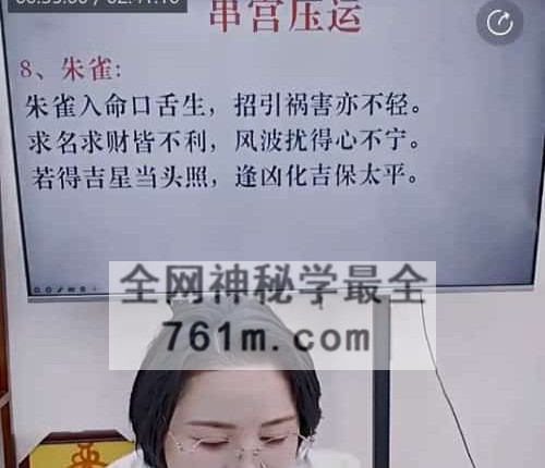 A2483高雅兰老师 十二串宫压运的实战案例解析第一二集