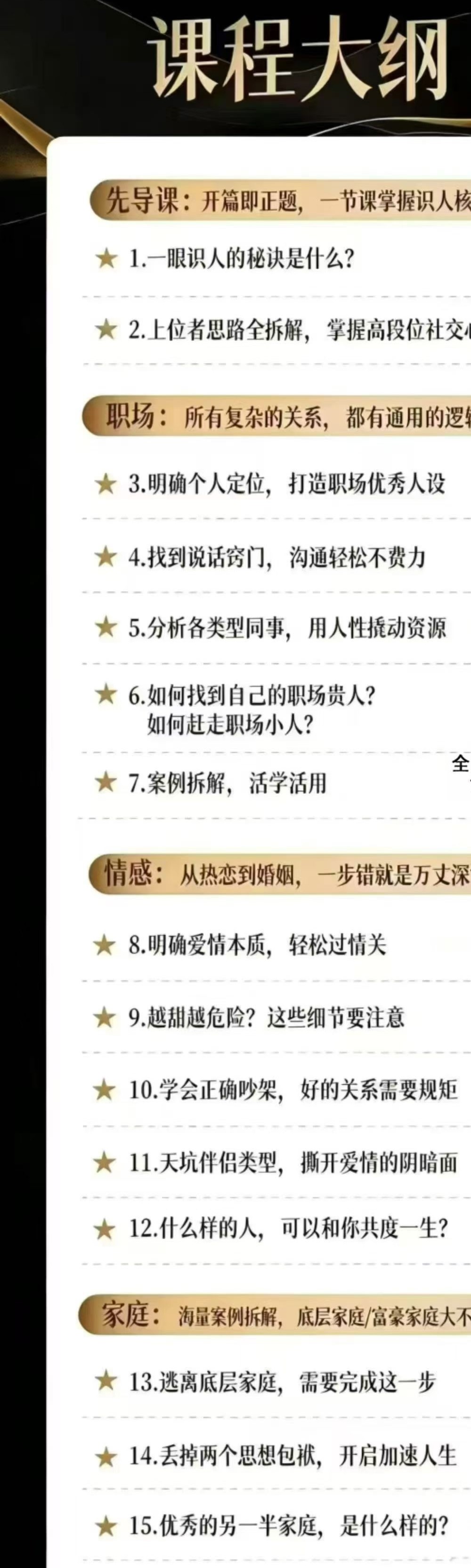 【识人】平原小狐《识人秘籍》视频课和课件合集