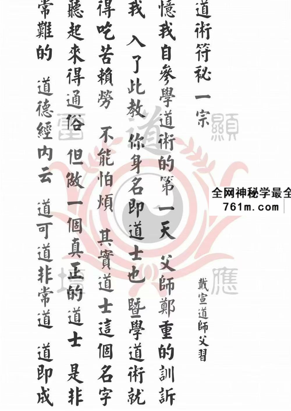 《戴家道术符秘一宗》正一清微 51页