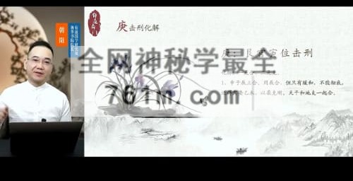 H864牛朝阳《奇门四害化解》21集视频 约160分钟