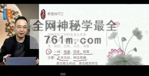 H866牛朝阳《奇门断盘技巧篇》11集视频 约90分钟