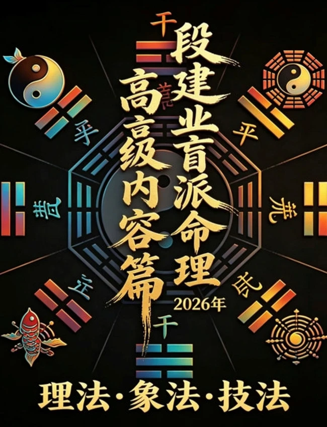 段建业盲派命理高级内容篇插图