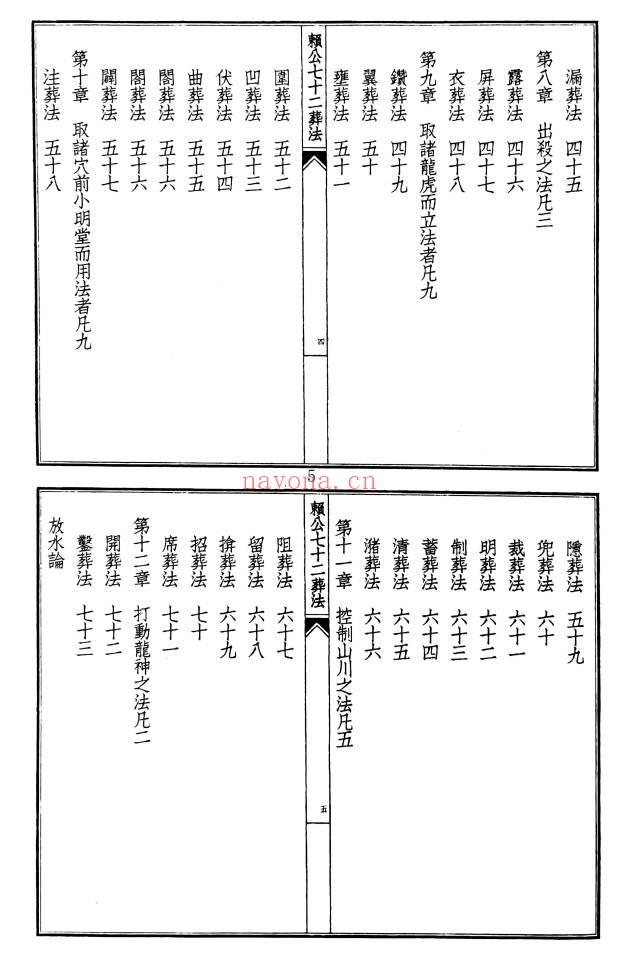 学易斋重刊本赖公七十二葬法68页PDF 阴宅秘本