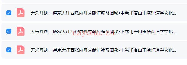 陈毓照天乐丹诀丹道大江西派内功典籍汇编及阐秘上中下3卷PDF