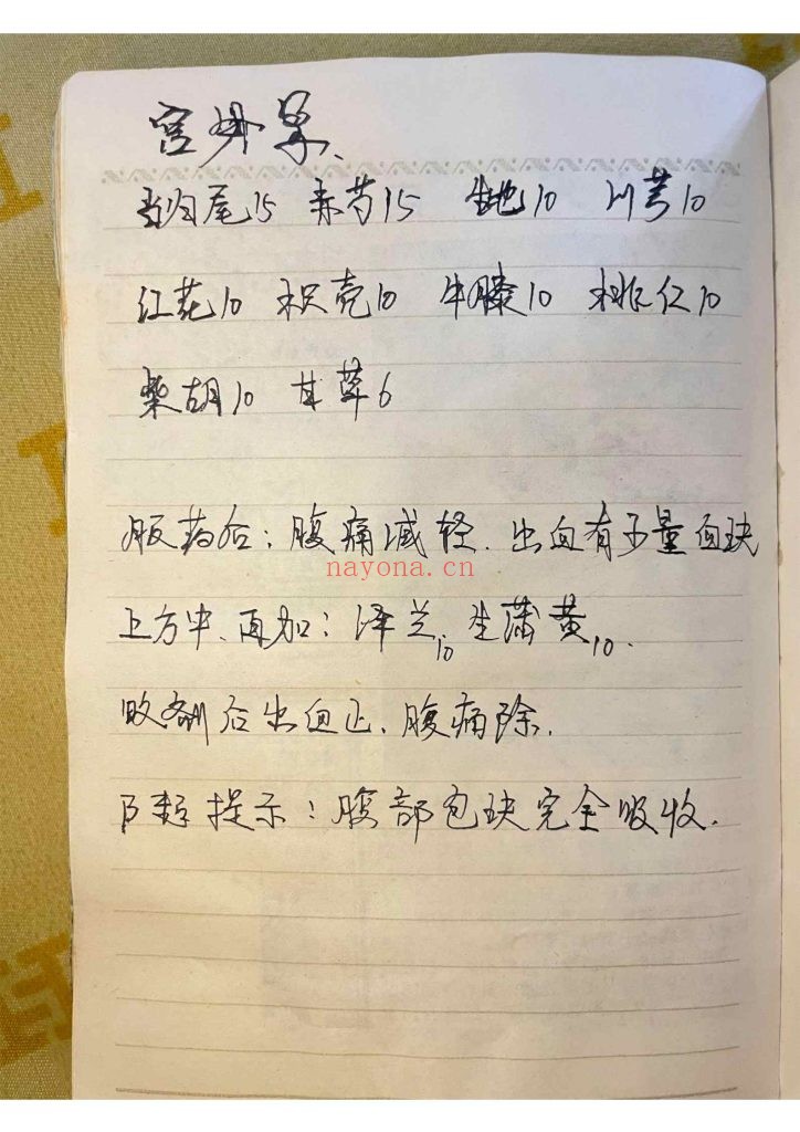 《老中医笔记·偏方单方验方》9