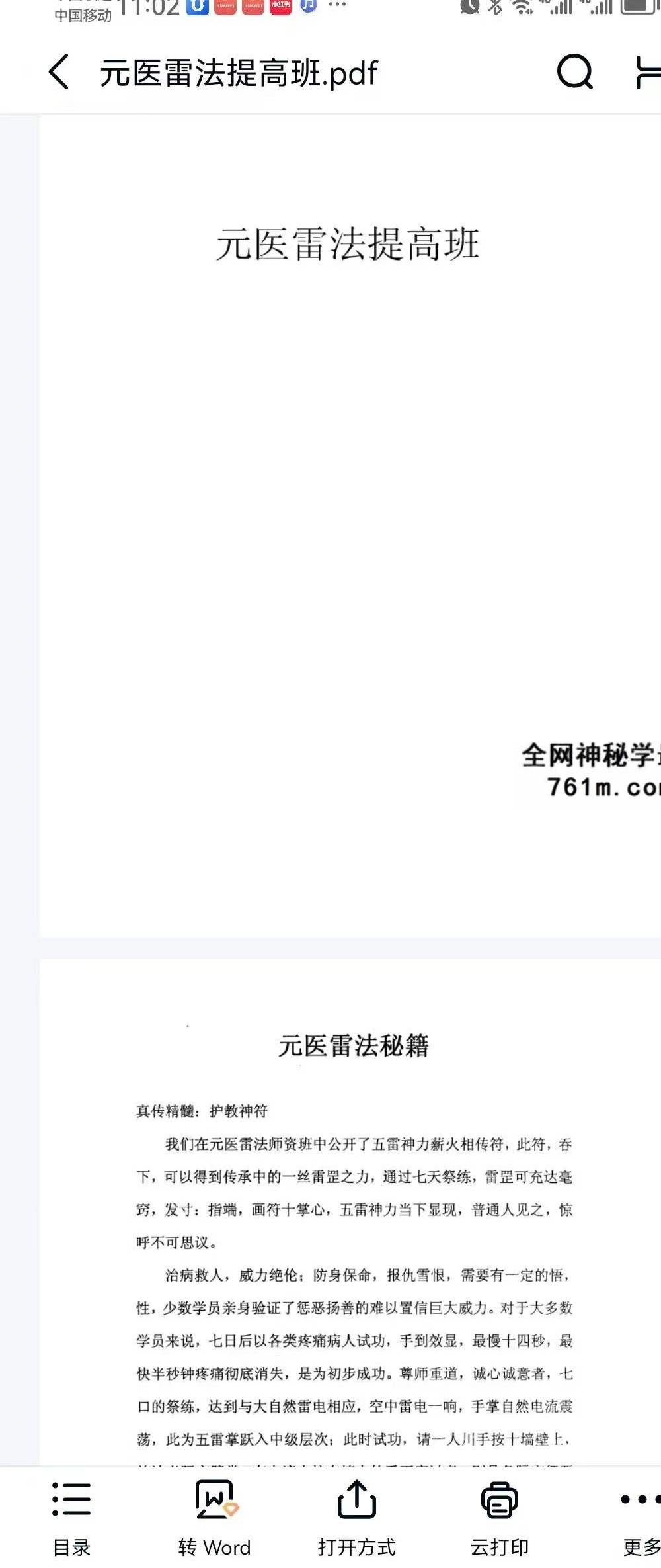 《元医雷法传人班-元医雷法全套6册》