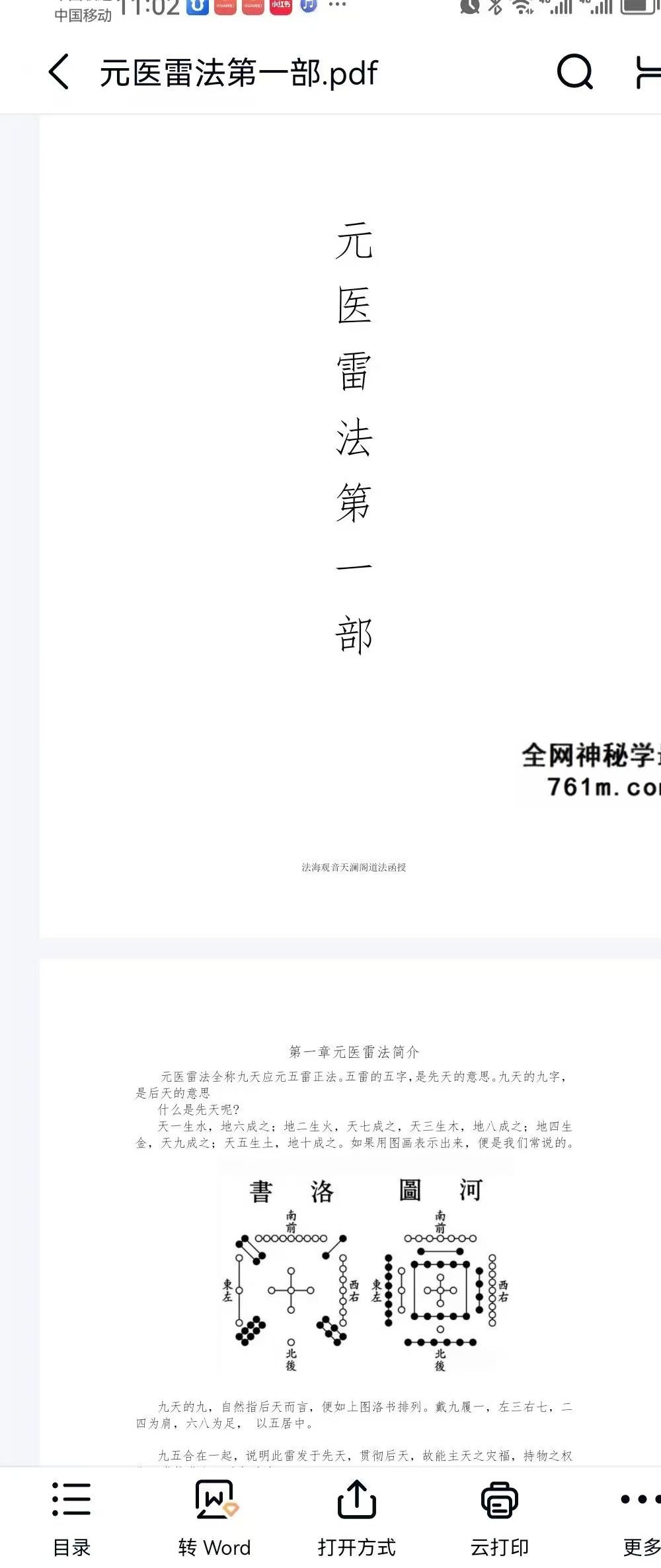 《元医雷法传人班-元医雷法全套6册》