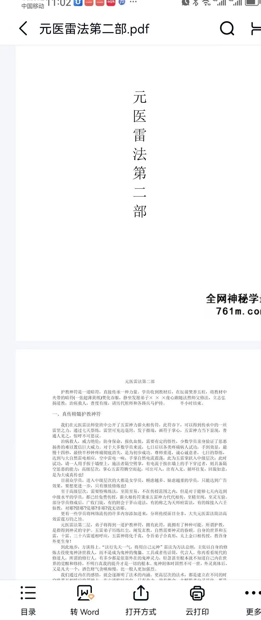 《元医雷法传人班-元医雷法全套6册》