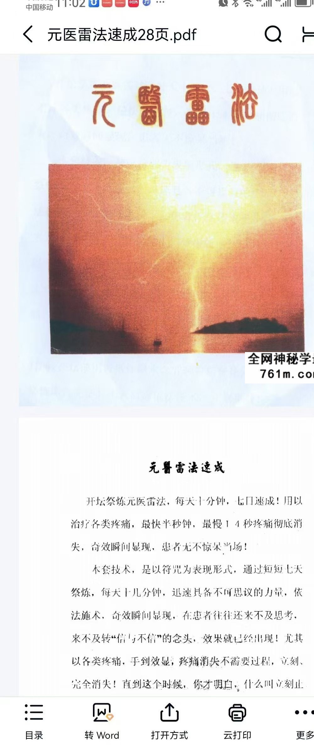 《元医雷法传人班-元医雷法全套6册》