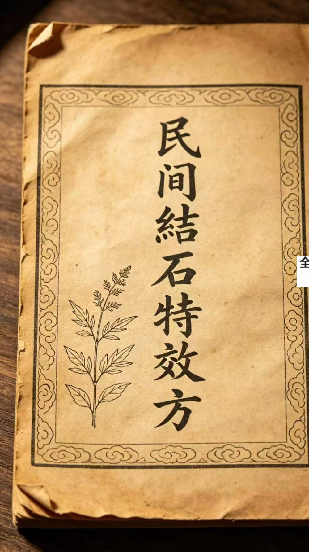 《民间结石特效方》52页