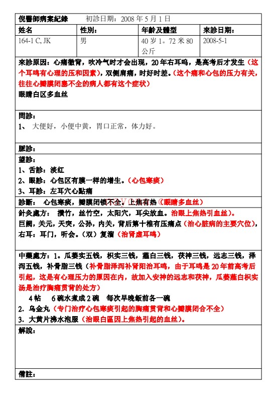 倪海厦医案358篇435页PDF 中医医案