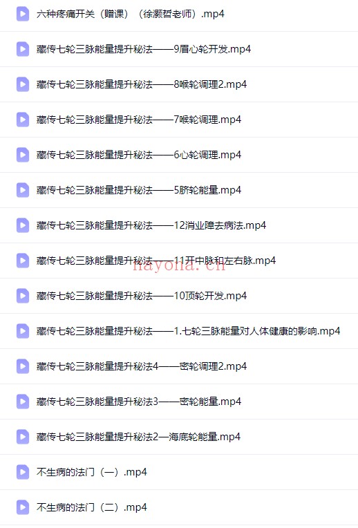 徐灏哲徐氏藏传弟子班6套视频 藏传秘法