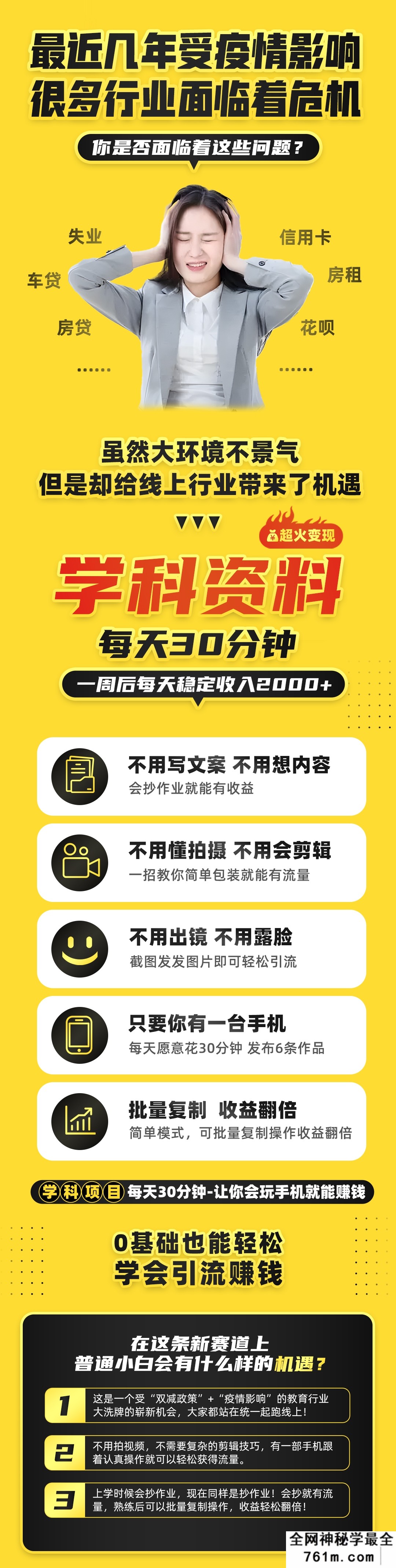 2023最新k12学科资料变现项目:一单299双平台操作 年入50w(资料+软件+教程)