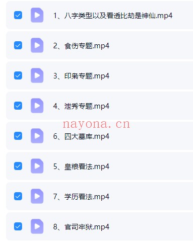 卯丁盲派八字高级班8集视频 盲派命理