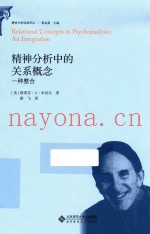 精神分析中的关系概念  一种整合