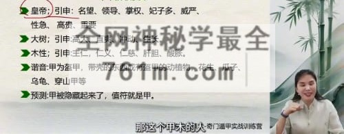 H871妙易《奇门遁甲》教学视频47集