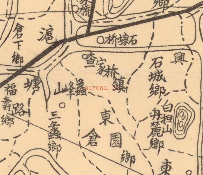 1944年《无锡县全图》