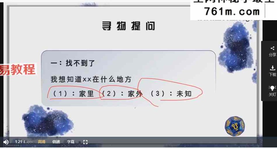 Y亚塔占星骰子进阶课 视频7集
