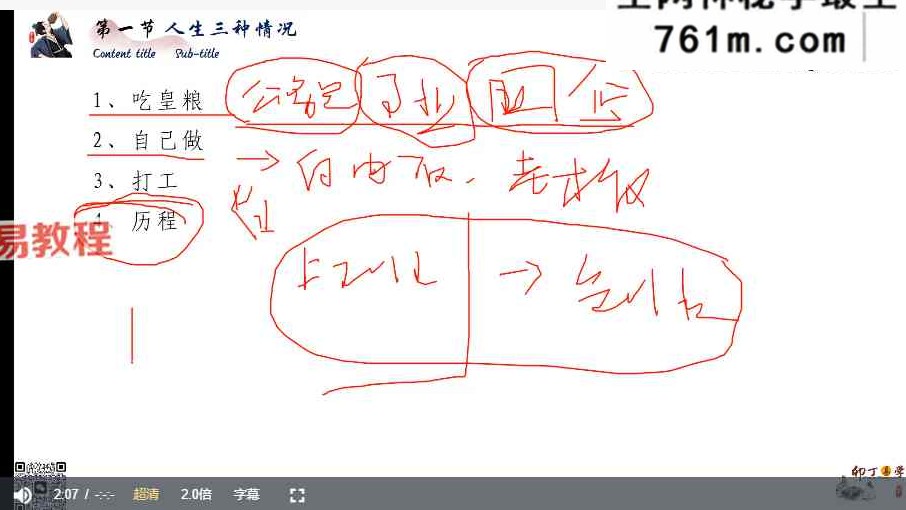 卯丁盲派八字高级班8集视频