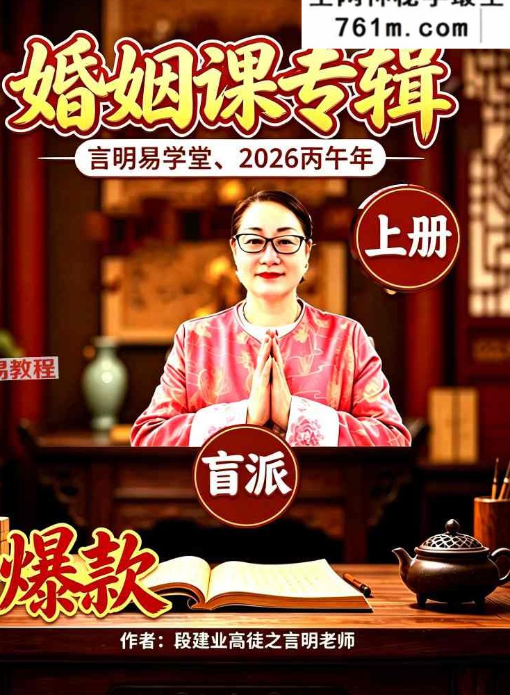 言明易学堂-言明-《婚姻课专辑》+流年大运课专辑 .pdf 198页+138页