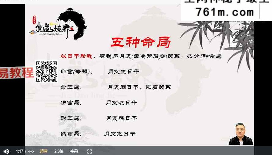 道阳宗钺《四柱八字命理初中高课程》35集视频