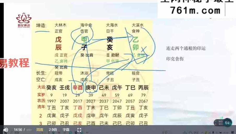 【如是禅说讲堂】辰南 四柱8字-大运流年流月应期 视频18集