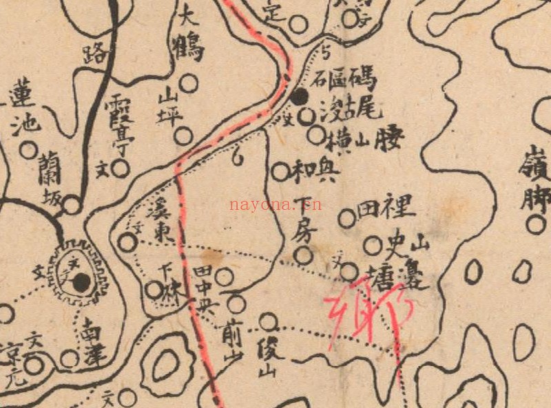 1944年《长泰县全图》